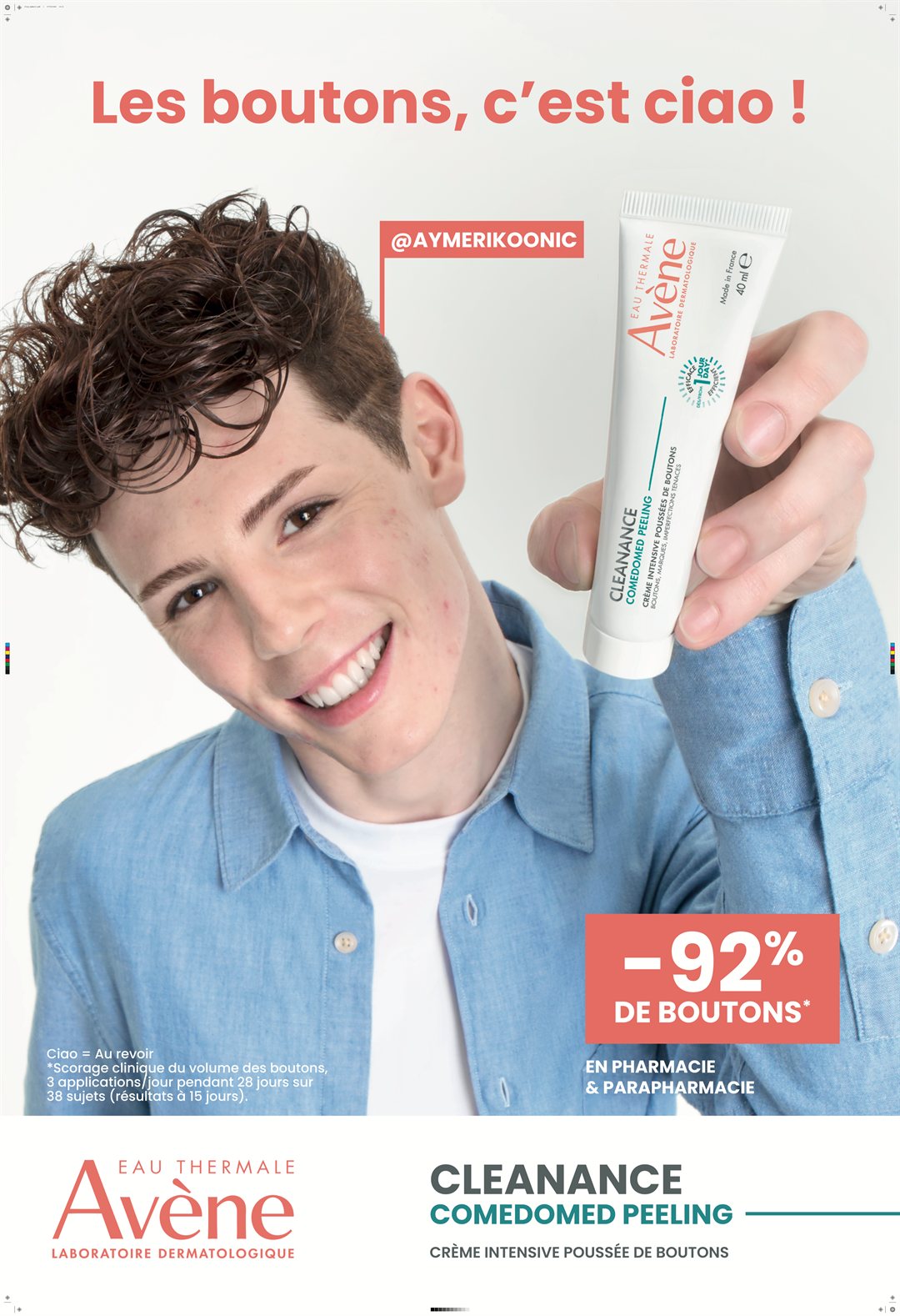 Avène — Les boutons c'est ciao — photo 1